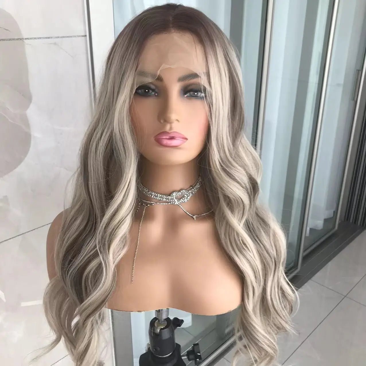 OG Creation Highlight Body Wave Synthetic Wig Long Blonde - OG Creation