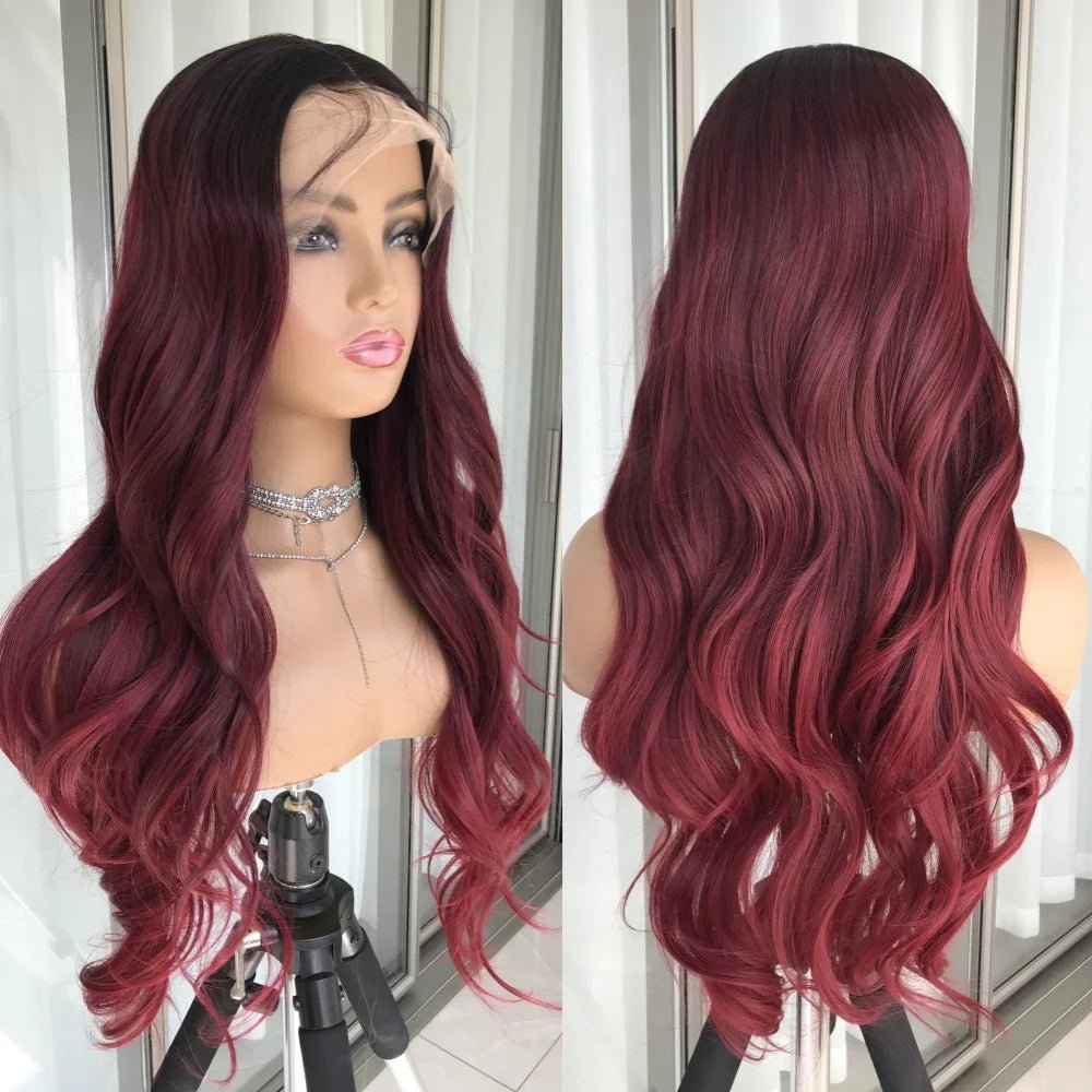 OG Creation Highlight Body Wave Synthetic Wig Long Blonde - OG Creation