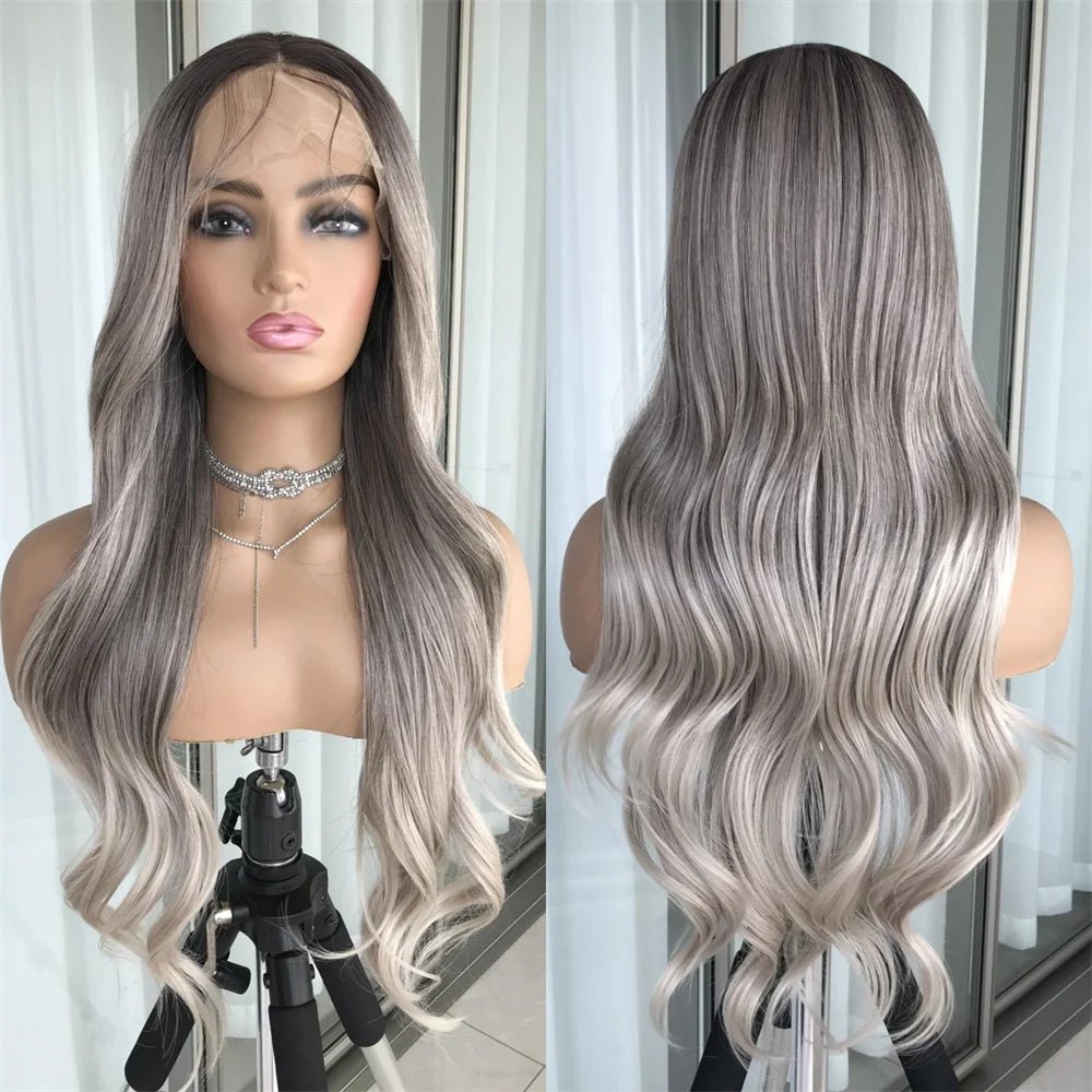 OG Creation Highlight Body Wave Synthetic Wig Long Blonde - OG Creation