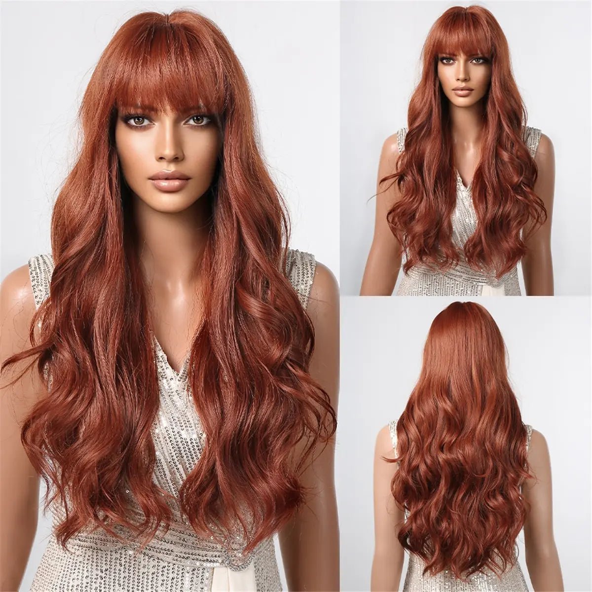 OG Creation Long Synthetic Wig for Daily Wear - Natural Brown - OG Creation